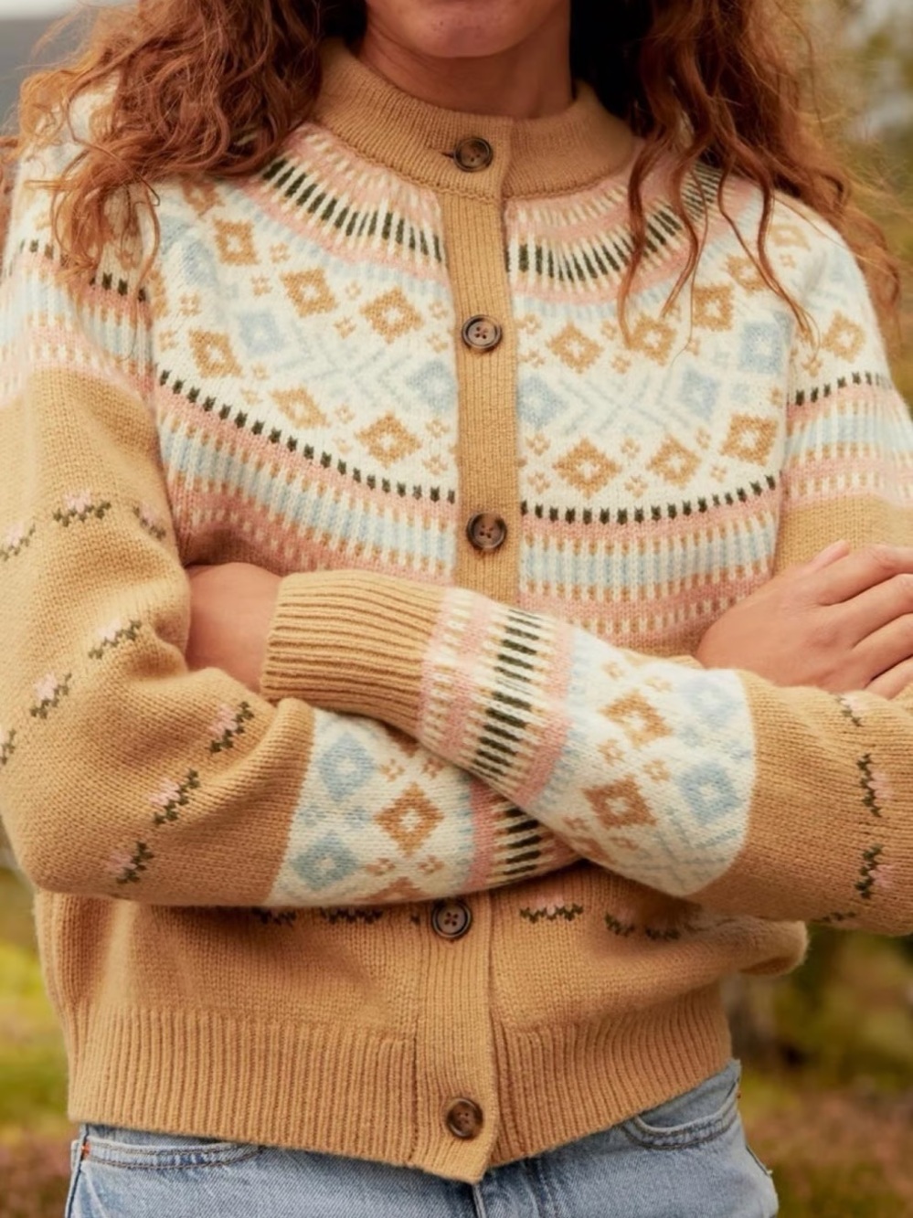Hill House Fair Isle Ren Cardigan